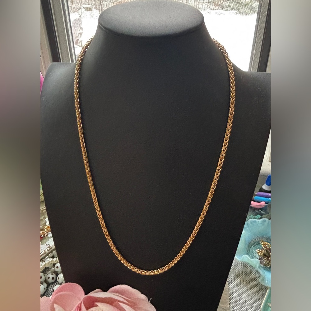 Avon Gold Chain Necklace, Vintage